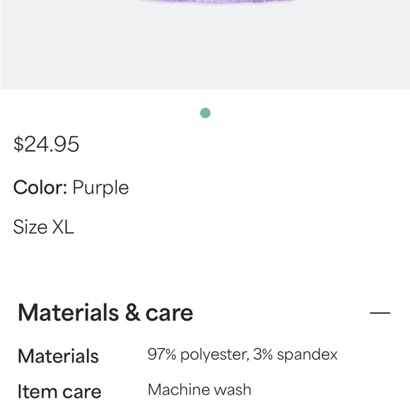 Purple Ruffled Girls Top - Picture 4 of 4